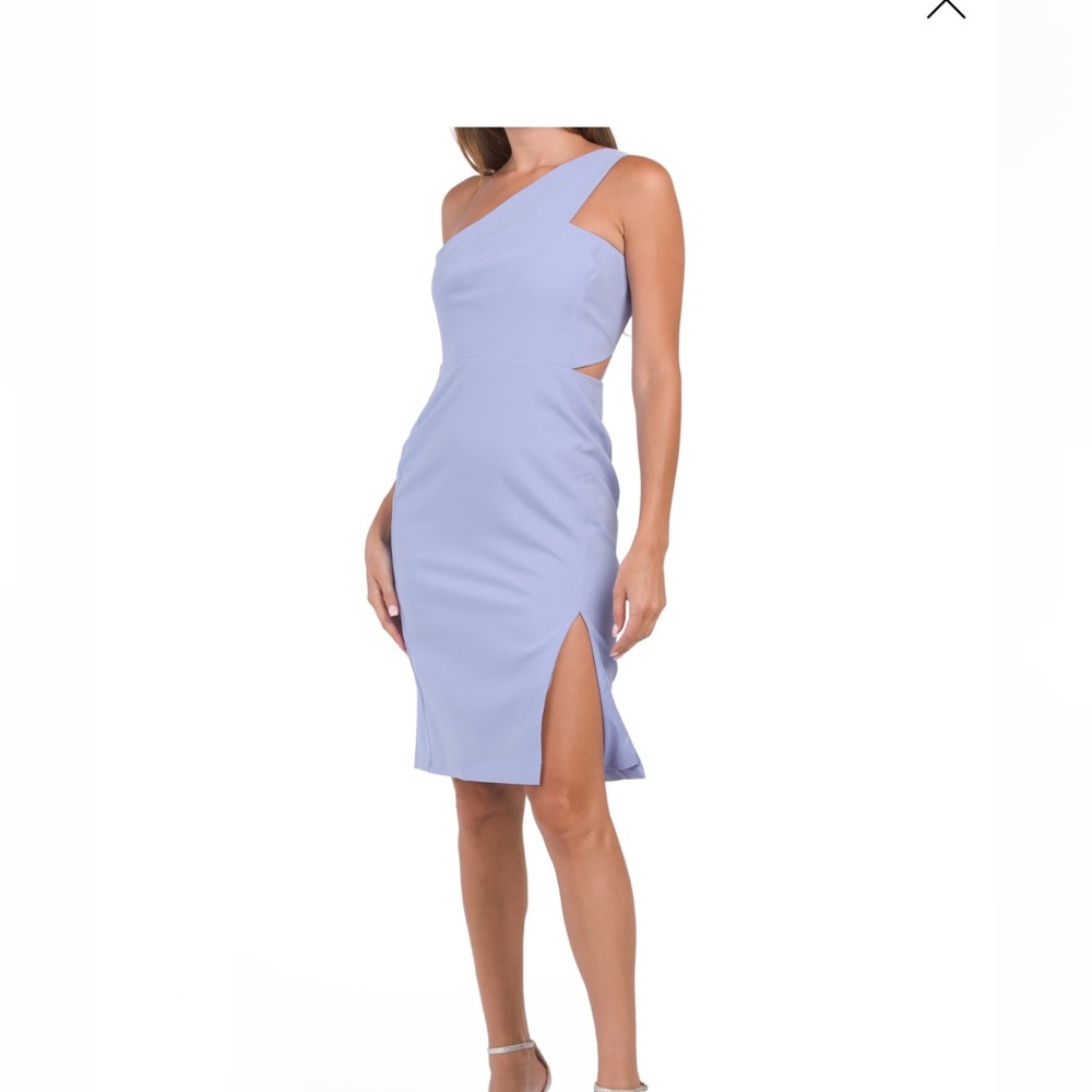 Lavender asymmetrical dress